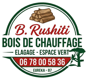 Logo B Rushiti — bois de chauffage, élagage, espace vert